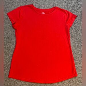 Wonder Nation Short Sleeve T Shirt Girls Size Large Red